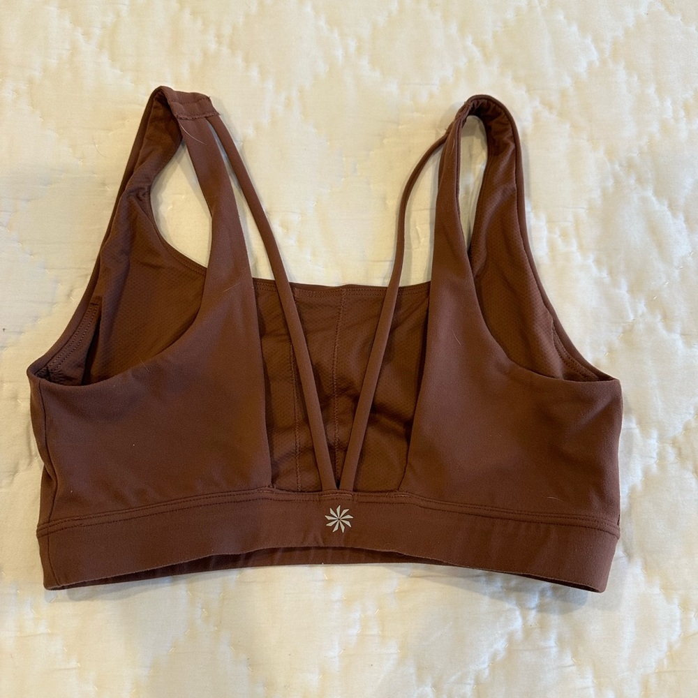 Athleta Exhale A-C sports bra.
